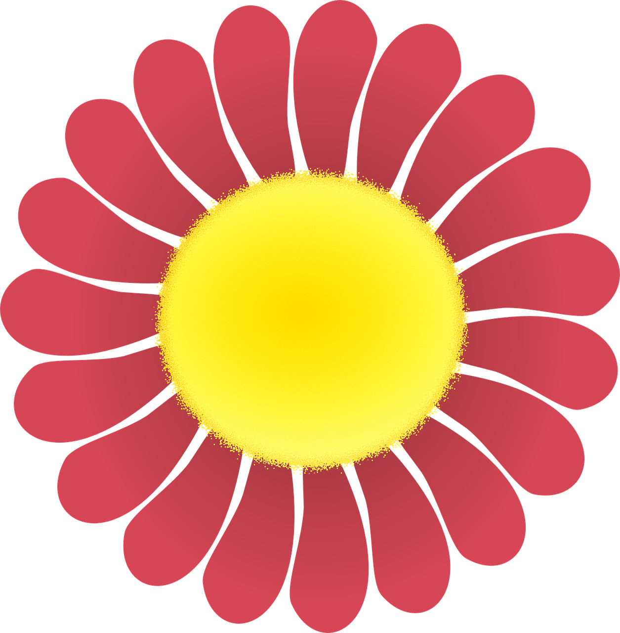 Flower Red Flower Vector Png Image - Conséquence De La Disparition Des Abeilles Clipart (1255x1280), Png Download