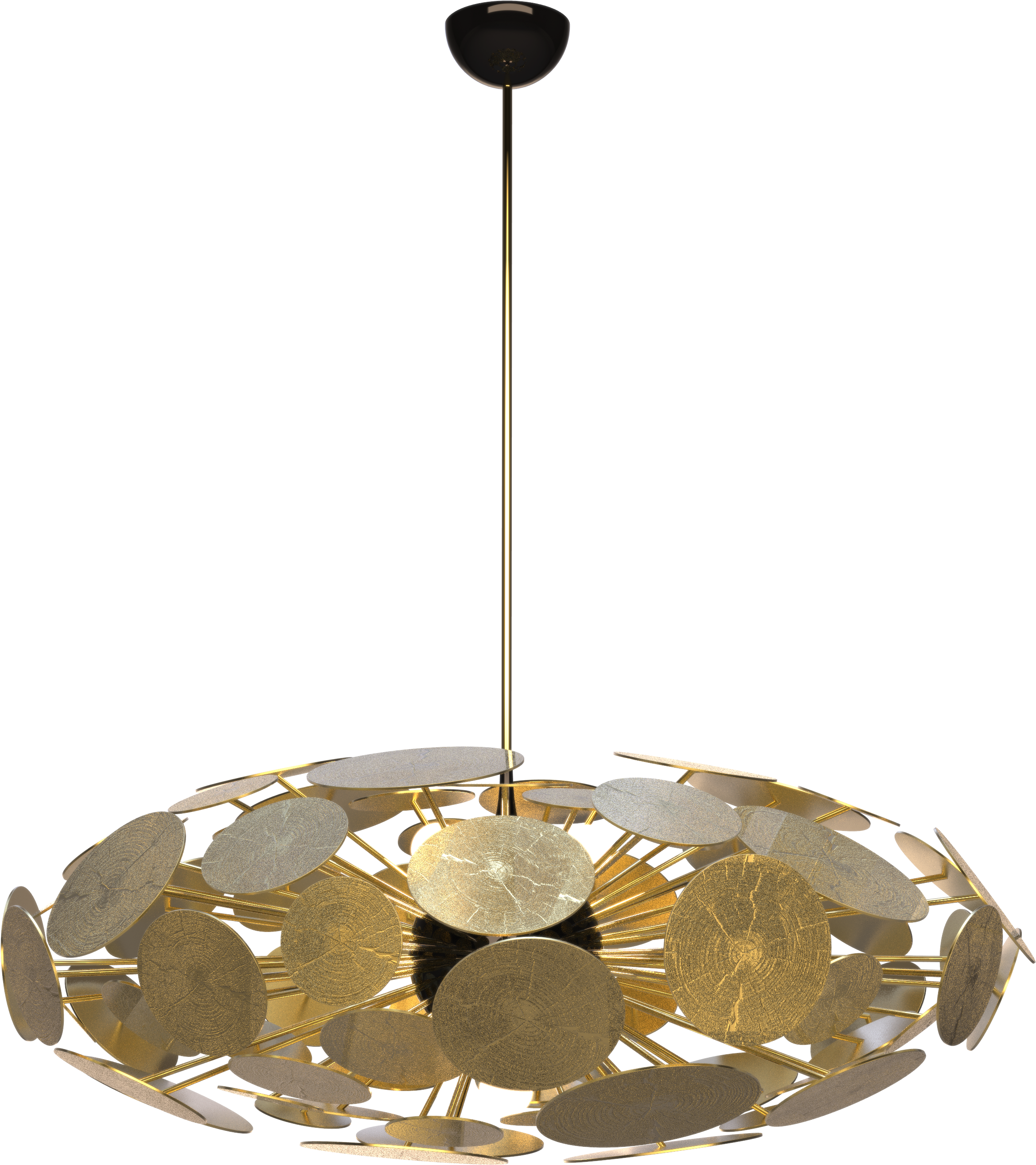 Newton Elliptic Chandelier - Boca Do Lobo Exclusive Design Clipart (2338x2630), Png Download