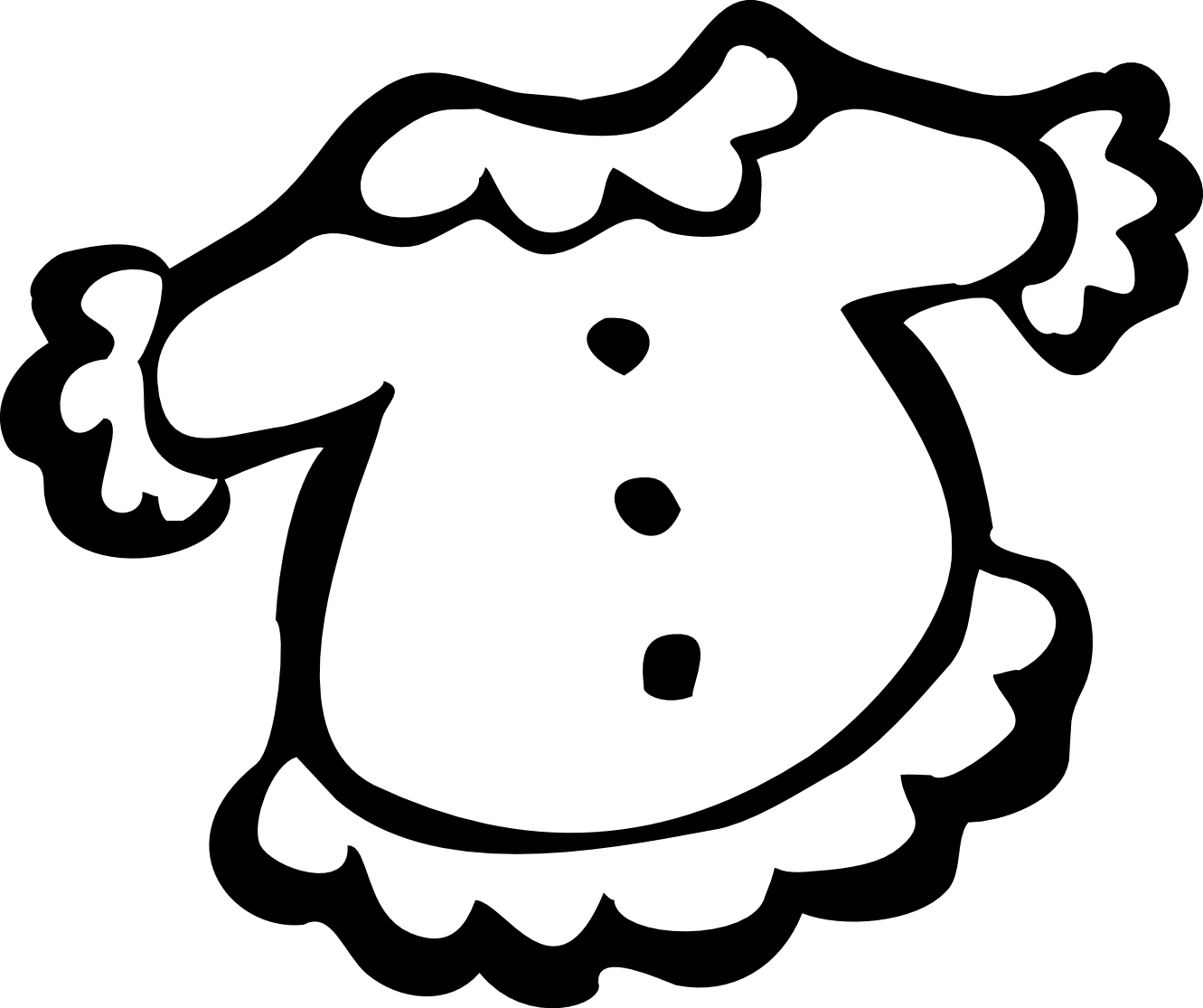 Kids Dress Clipart Black And White - Baby Dress Clip Art Black And White - Png Download (1331x1115), Png Download