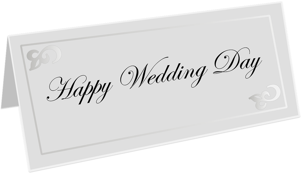 Happy Wedding Day Card Wedding Png Image - Happy Clipart (1280x887), Png Download