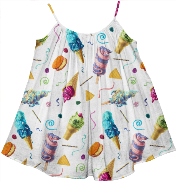 Kids Tent Dress - Pattern Clipart (608x641), Png Download