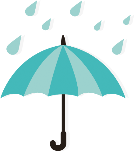 Clip Transparent Download Umbrella Raindrops Clipart - Weather Vector - Png Download (700x700), Png Download
