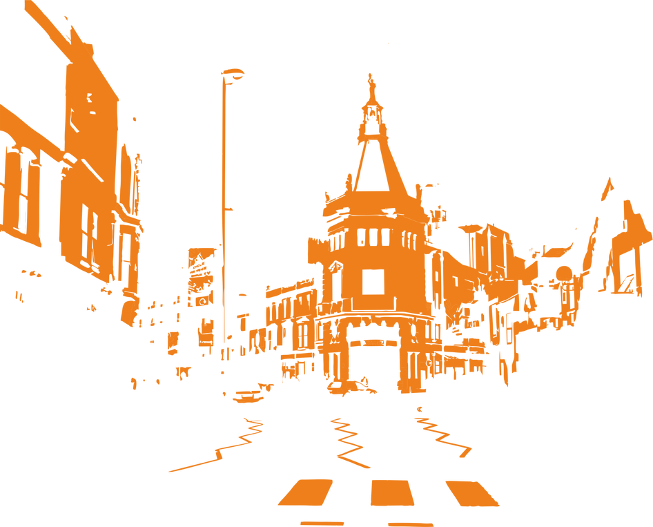 Albert Road - Illustration Clipart (946x763), Png Download