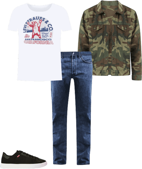 Trucker Jacket - Military Uniform Clipart (660x660), Png Download