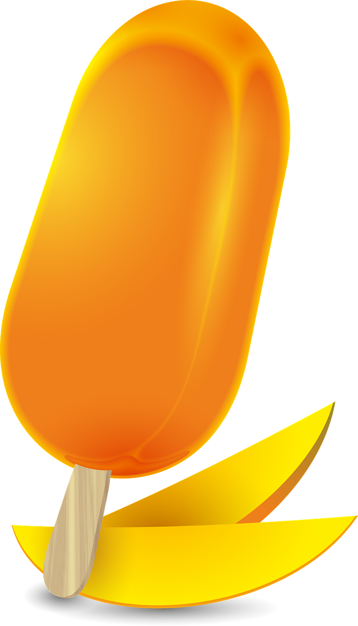 Icecream Mango Bar Mango Png Image - Mango Bar Ice Cream Clipart (733x1280), Png Download