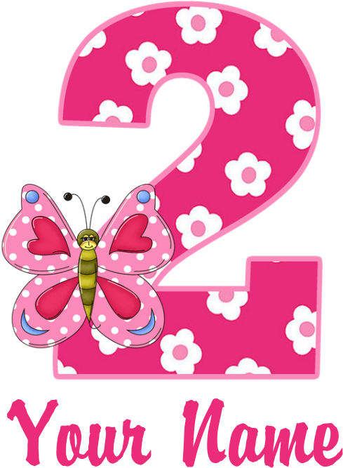 2nd Birthday Png - Pink 1st Birthday Png Clipart (700x700), Png Download