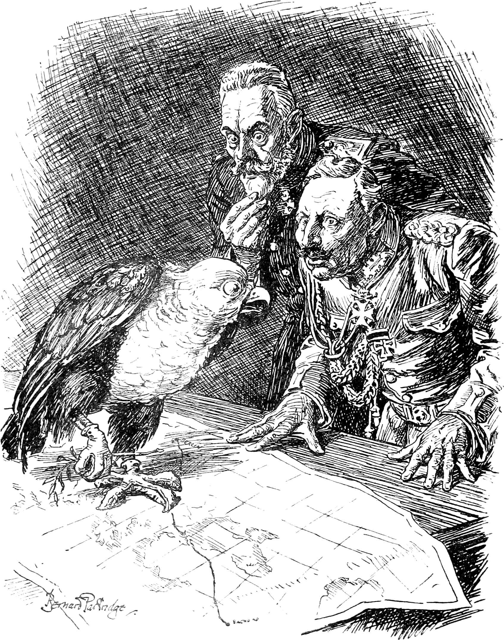 Punch's History Of The Great War P151 - Sketch Clipart (1728x2179), Png Download