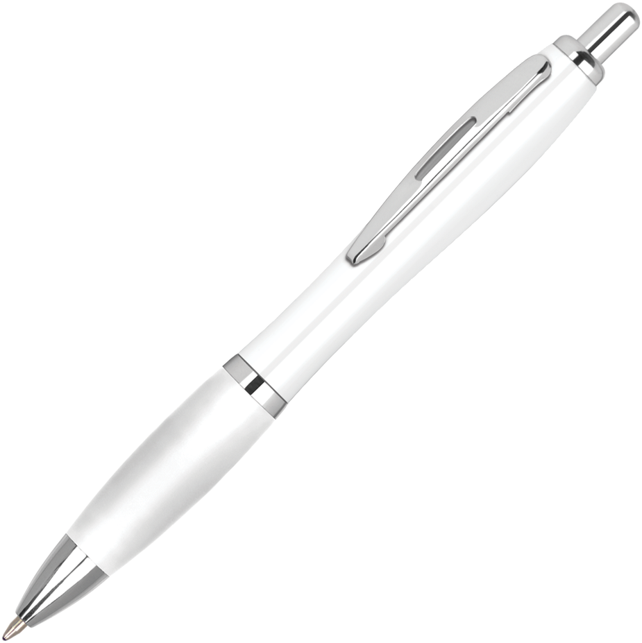 White Pen Png - White Contour Ballpen Clipart (1000x1000), Png Download