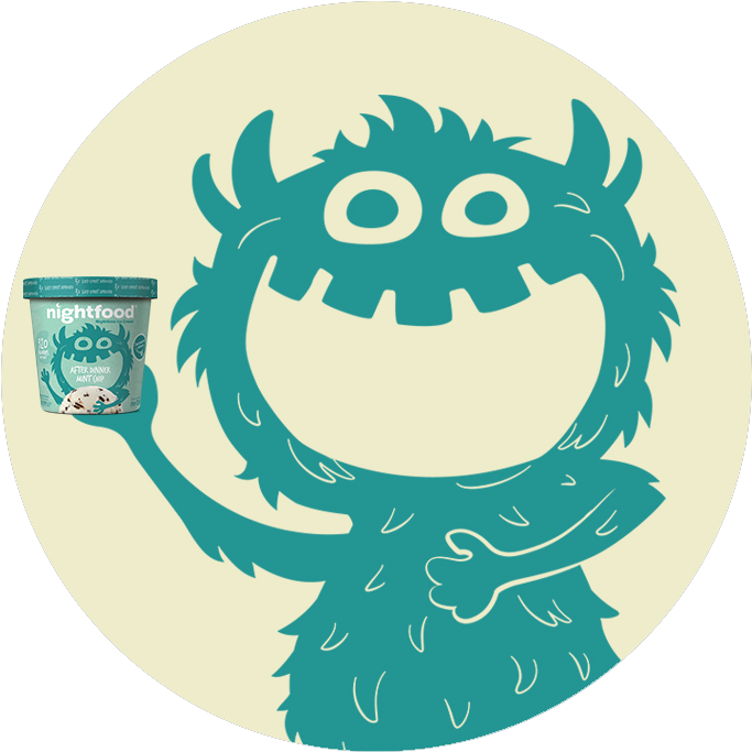 Permission Granted Nightfood Delivers Seriously Delicious - Nightfood Ice Cream Clipart (700x700), Png Download