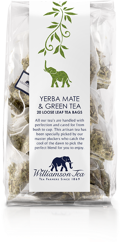 Energising Yerba Mate & Green Tea - Tea Clipart (421x842), Png Download