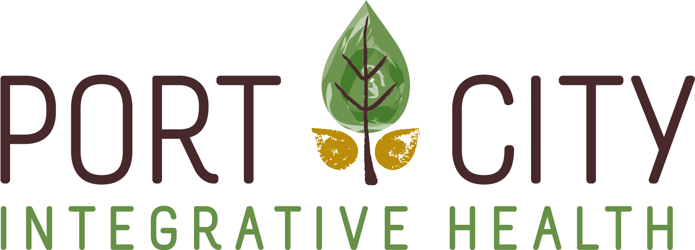 Port City Integrative Health Logo - Graphic Design Clipart (1432x541), Png Download