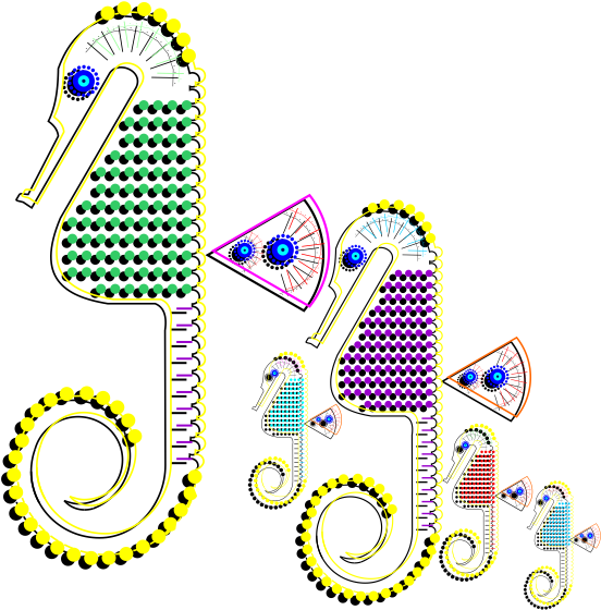 Showcase That Generates - Northern Seahorse Clipart (600x609), Png Download