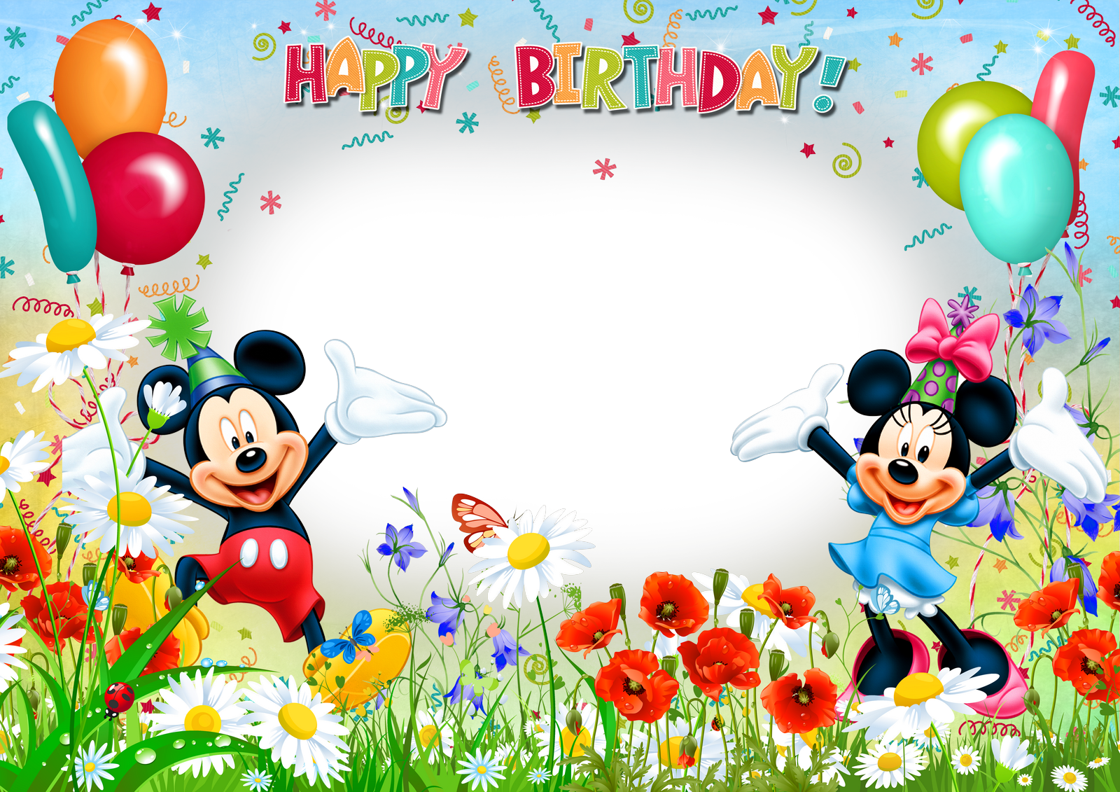 Cumpleaños de mickey mouse png imágenes
