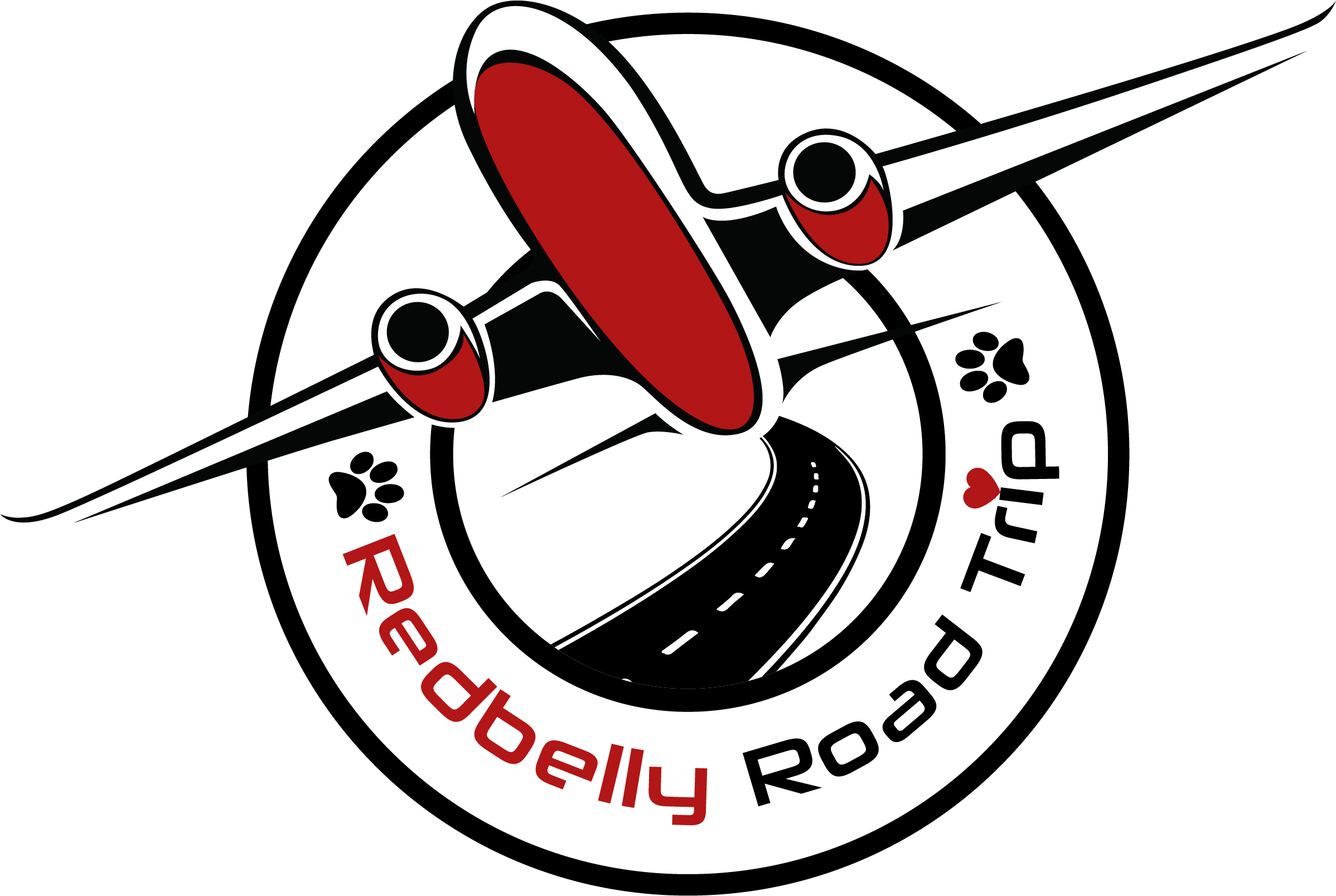 Redbelly Road Trip Clipart (2396x1607), Png Download