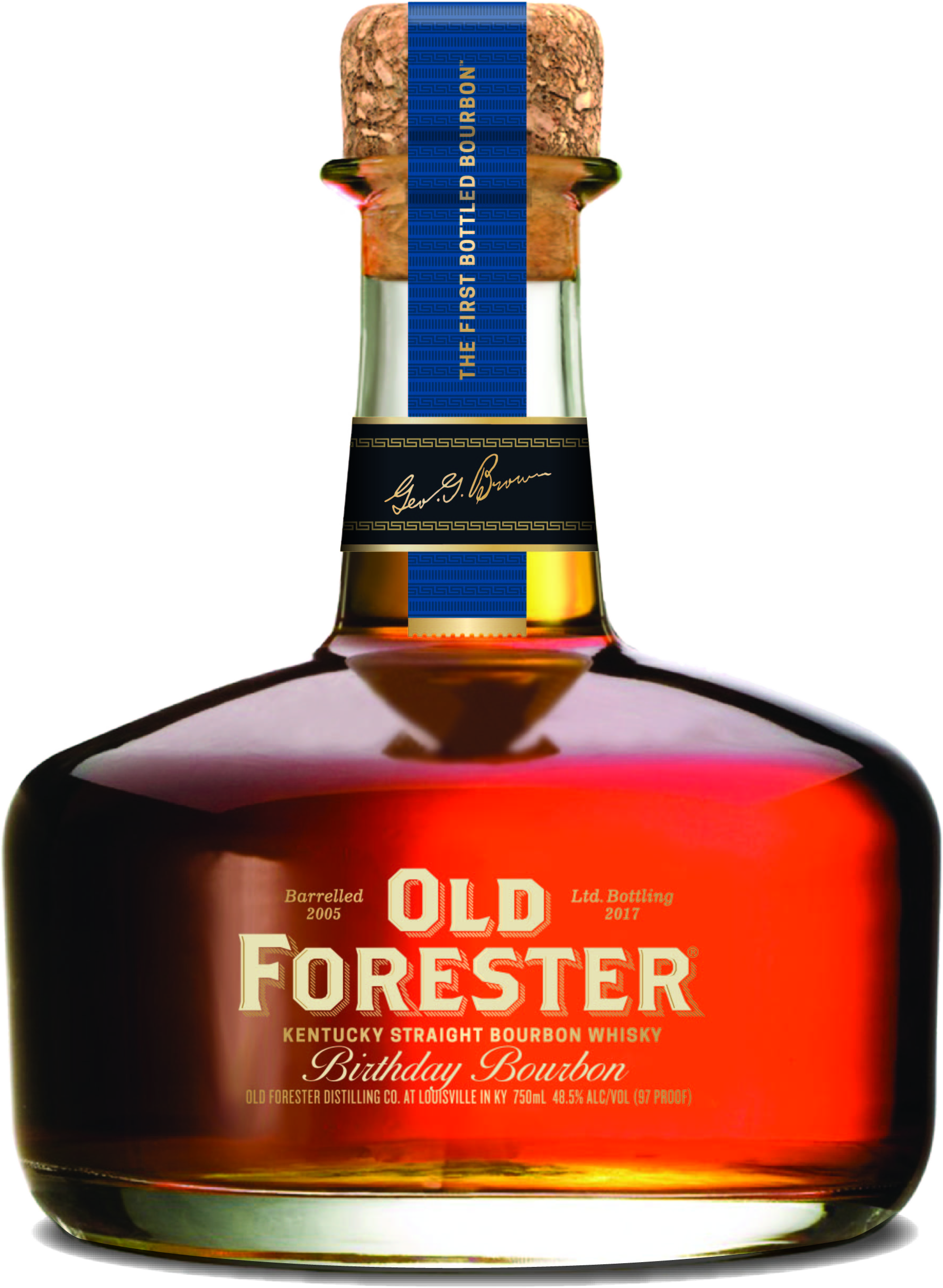 2017 Old Forester Birthday Bourbon Clipart (1784x2437), Png Download