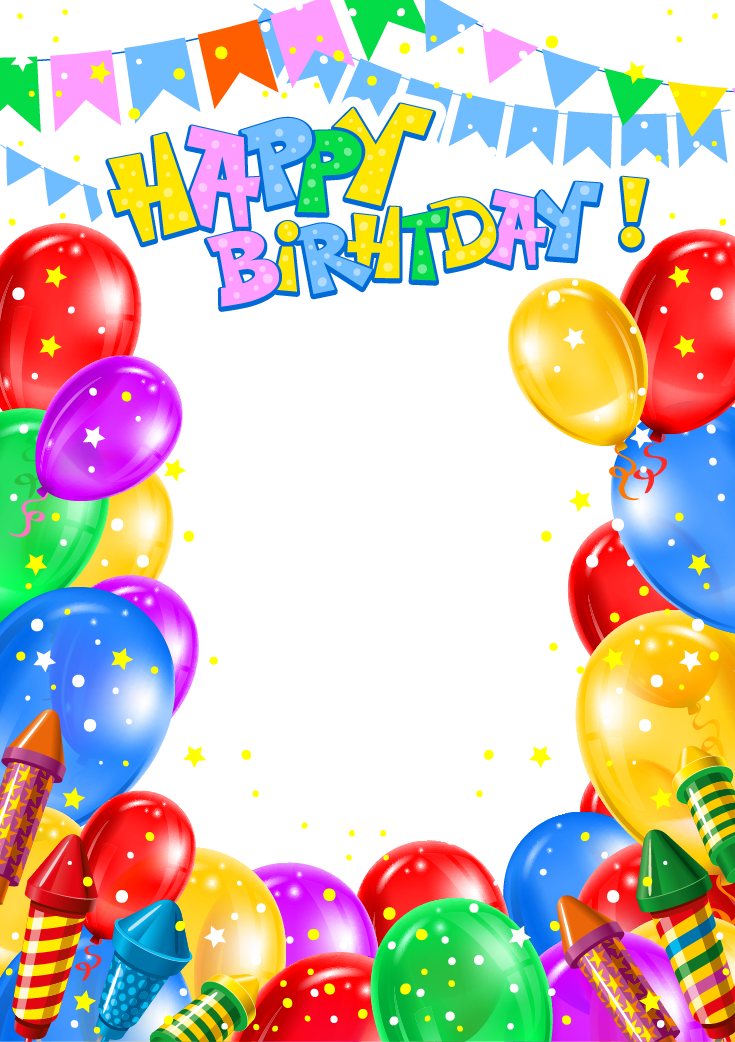 Image Clipart, Birthday Clips, Happy Birthday Gifts, - Happy Birthday Banner Png Transparent Png (735x1042), Png Download