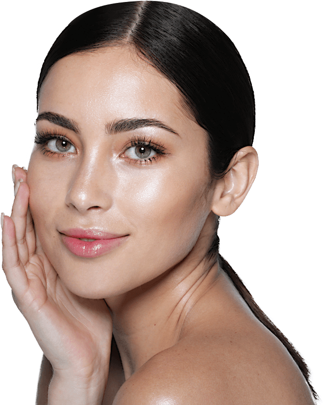Glow-girl - Png Beauty Skin Clipart (664x825), Png Download