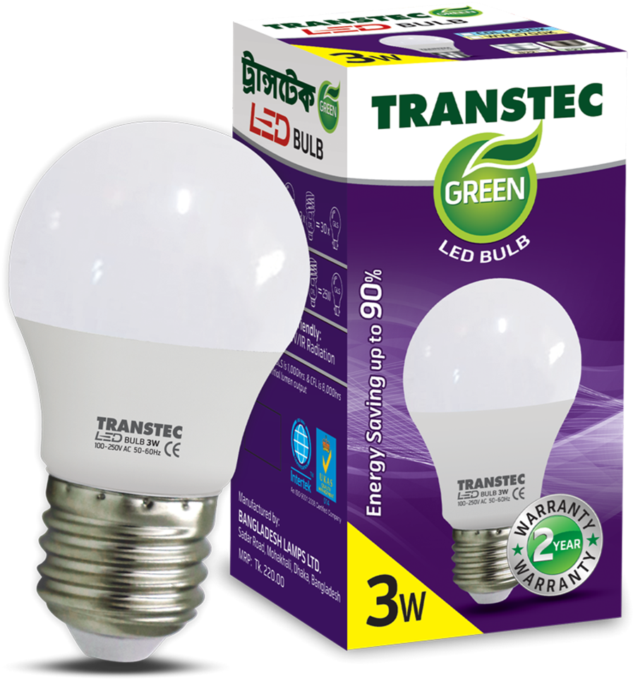 Transtec Led Bulb Price In Bangladesh Clipart (993x1000), Png Download