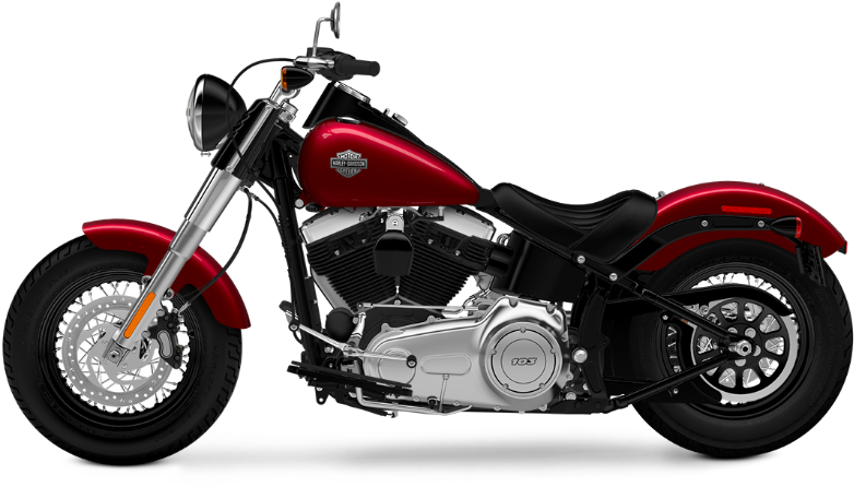 Harley Davidson Softail Slim Deluxe Clipart (973x675), Png Download