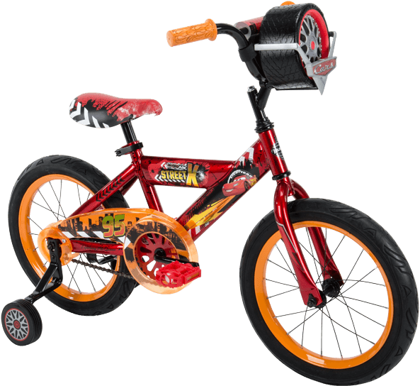 Car Transparent Bike - Lightning Mcqueen Bike Clipart (820x648), Png Download