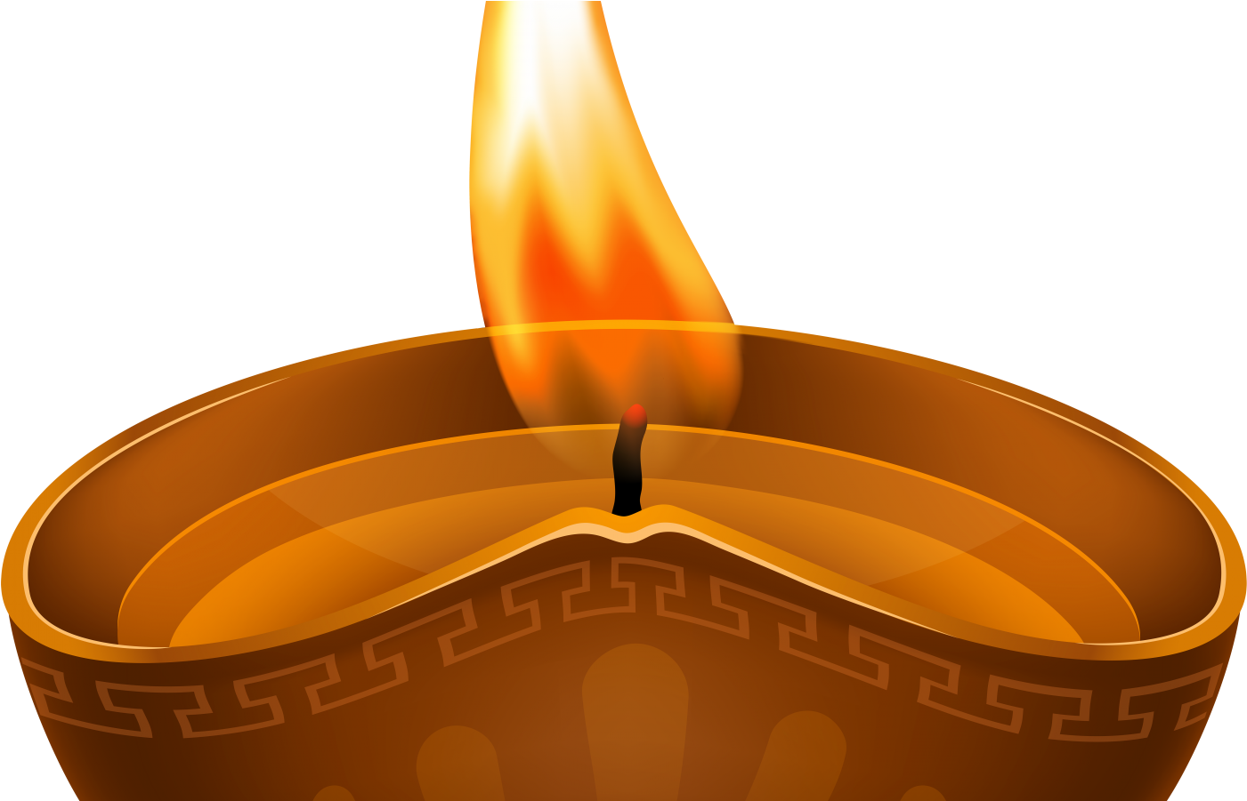 Diwali Candle Clipart - Png Download (1440x900), Png Download