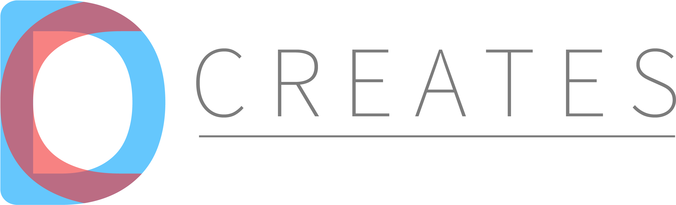 Dc Creates - Line Art Clipart (2882x859), Png Download