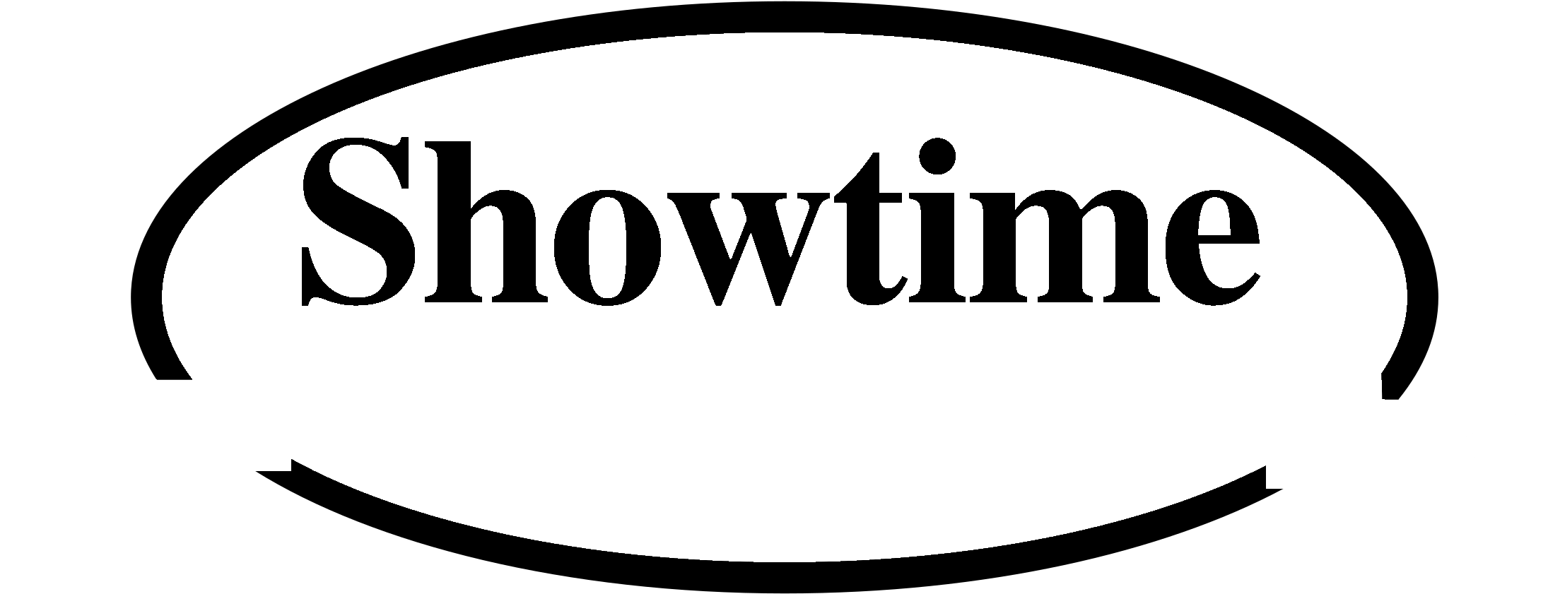 Showtime Logo Black And White - Time Out Clipart (2400x2400), Png Download