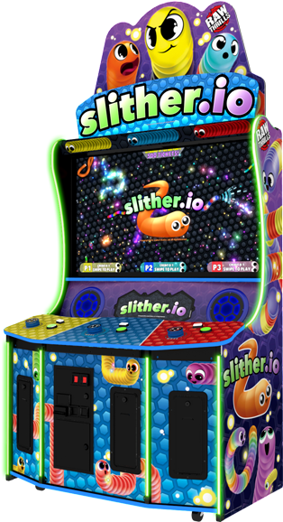 Io New By Raw Thrills - Slither Io Arcade Game Clipart (600x600), Png Download