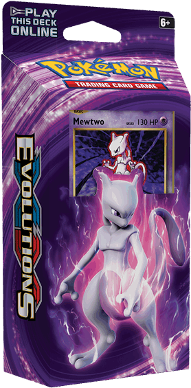 Trading Cards - Mewtwo Pokemon Card Deck Clipart (600x600), Png Download