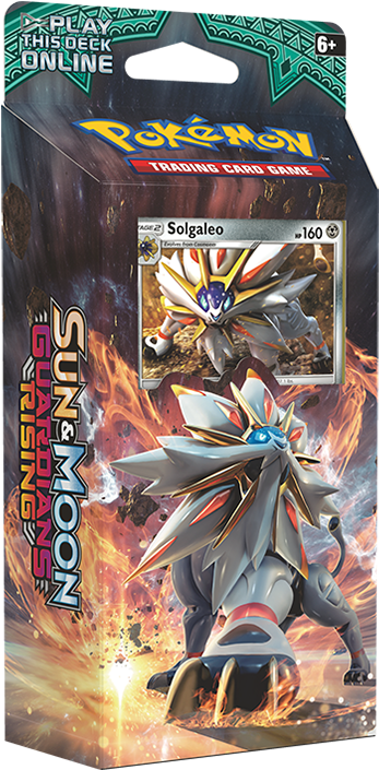 Pokemon Tcg Card Game Sun And Moon Theme Deck - Pokemon Guardians Rising Theme Decks Clipart (528x704), Png Download