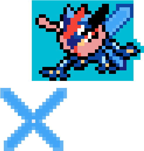 Greninja Ash Clipart (1200x1200), Png Download