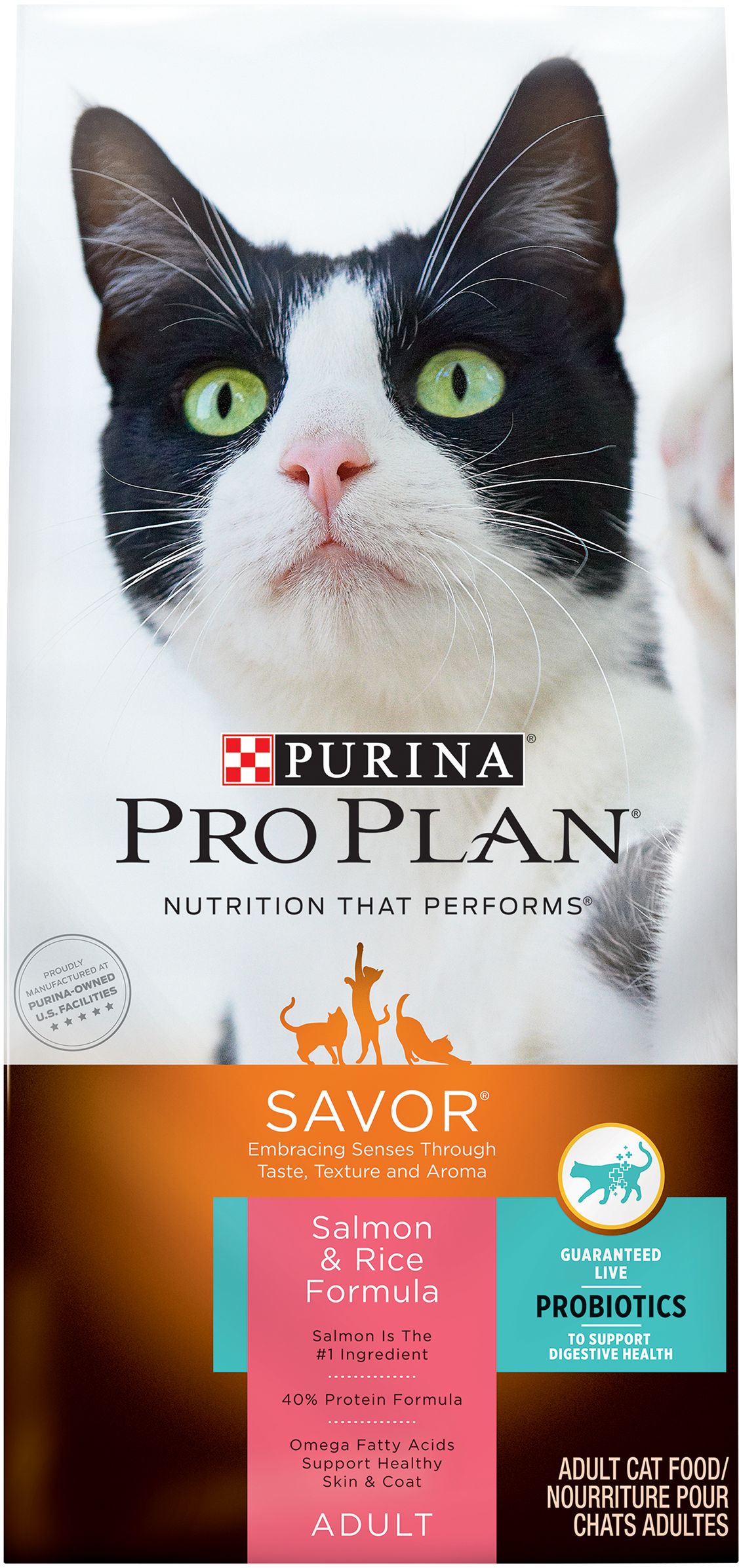 Purina Pro Plan Savor With Chicken & Rice Adult Dry - Purina Pro Plan Salmon Cat Clipart (2400x2400), Png Download