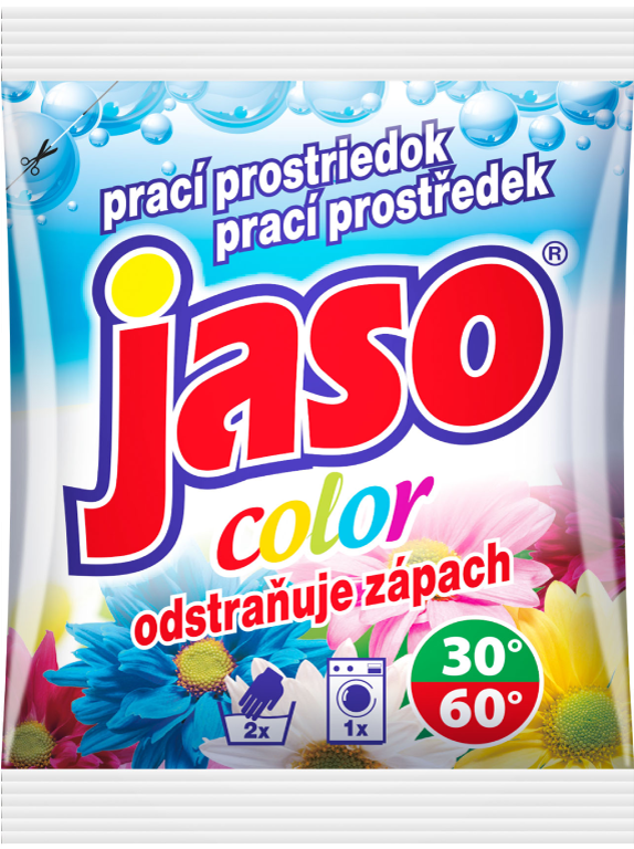 Jaso Laundry Detergent For Colours 80g - Food Clipart (650x1000), Png Download