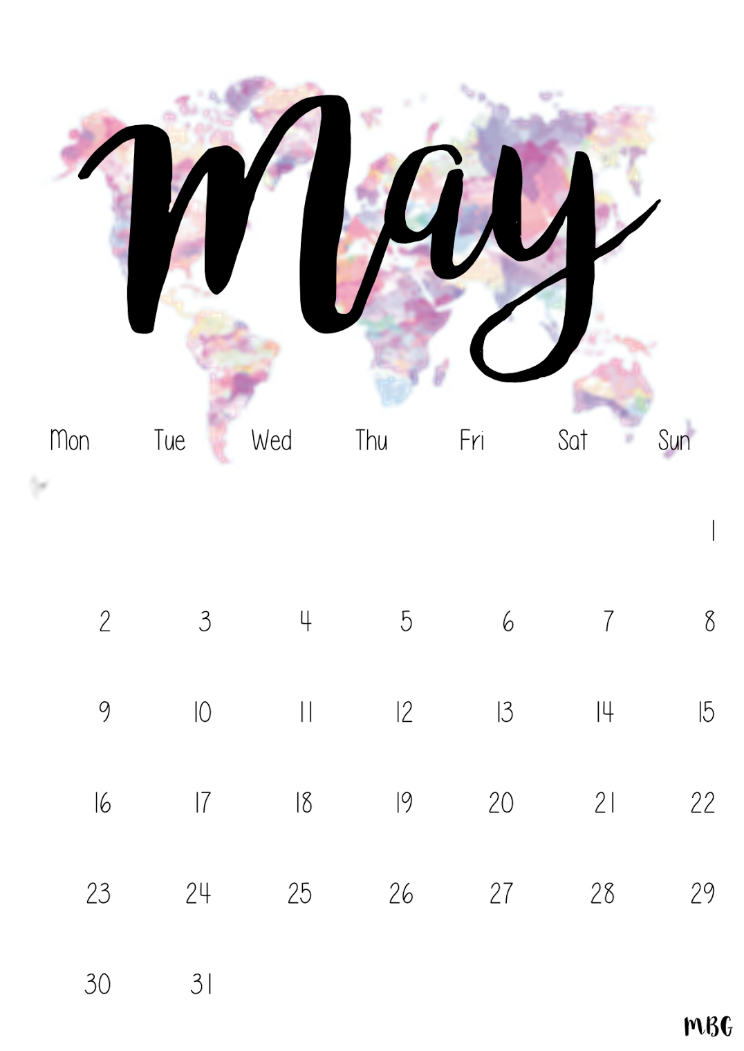 Cute Tumblr Wallpaper, Cute Wallpapers, May 2018 Calendar, - Fondos De Pantalla De Los Meses Del Año Clipart (1348x1600), Png Download