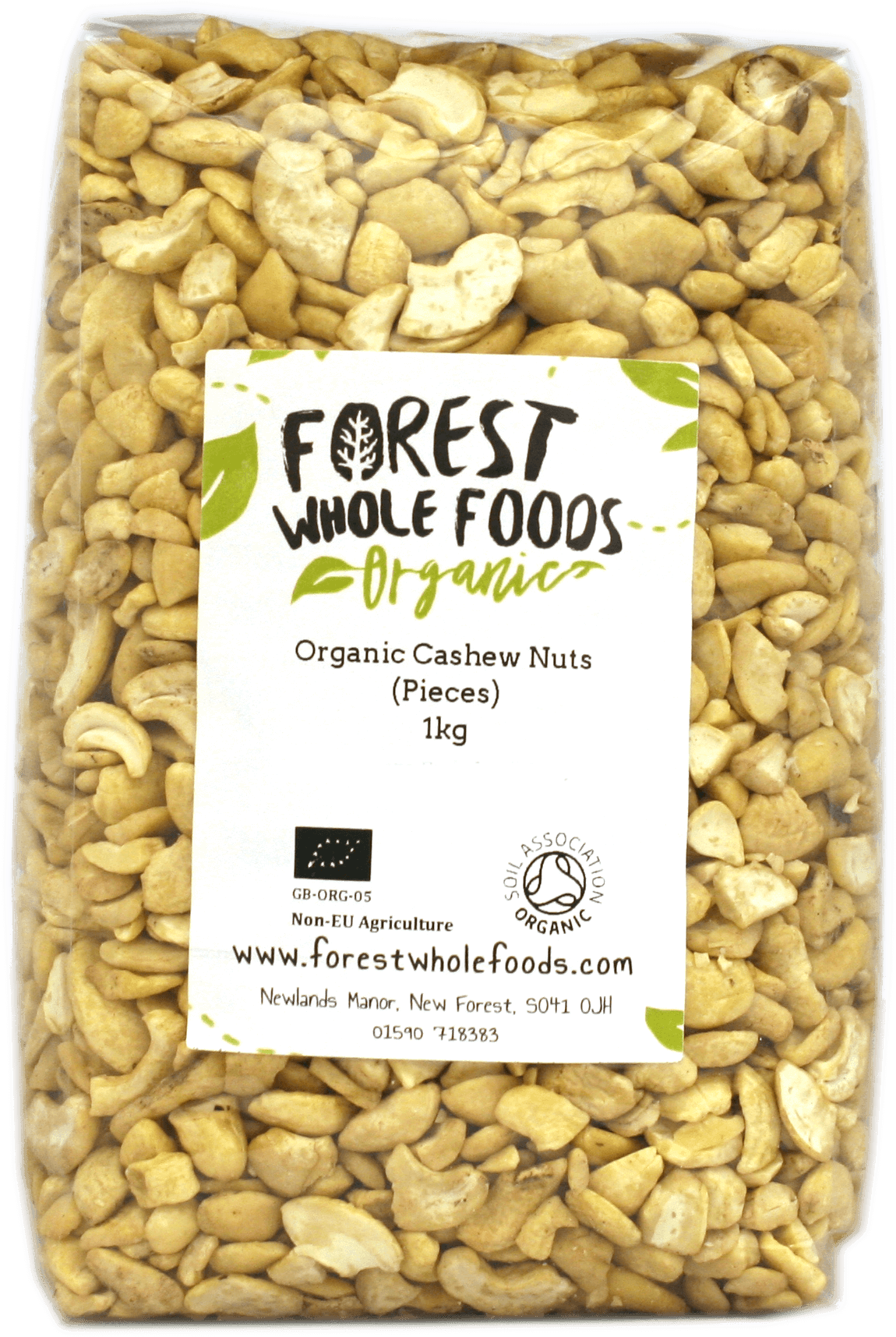 Organic Cashew Nut Pieces 1kg - Coriander Clipart (2000x2000), Png Download