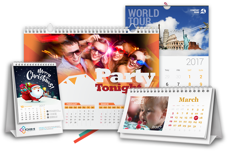Offer Varied Types Of Calendars & Diaries - Calendars Types Clipart (764x507), Png Download