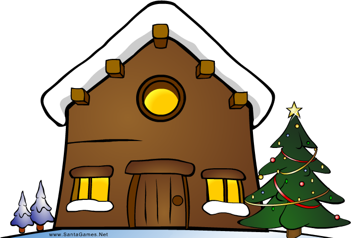 Online Advent Calendar, A Count Down To Christmas Day - Cartoon Clipart (710x560), Png Download