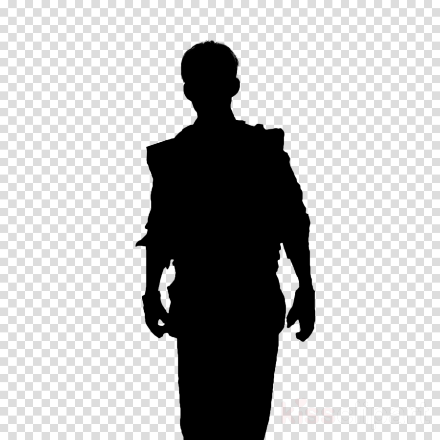 Man In Suit Silhouette Png - Gym Icon Transparent Background Clipart (900x900), Png Download