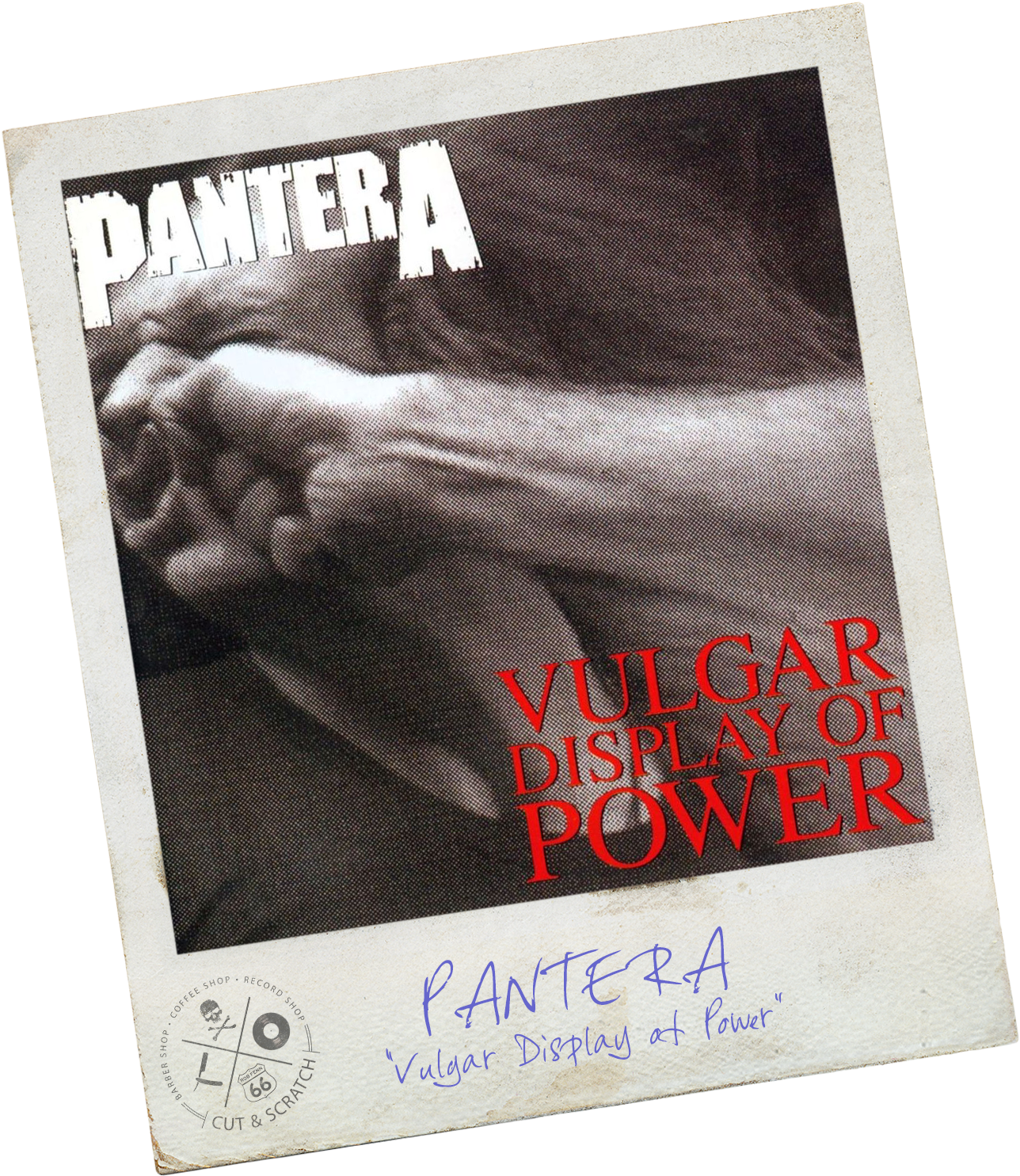 Pantera<br>"vulgar Display Of Power" - Pantera Vulgar Display Of Power Clipart (1288x1485), Png Download