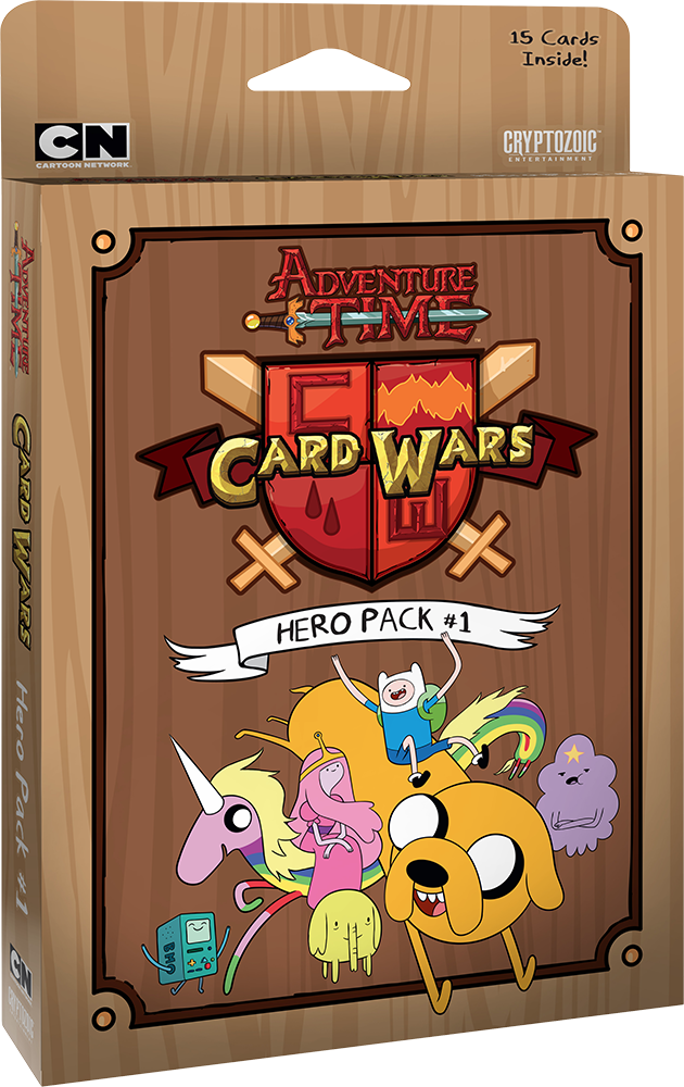Card Wars Hero Pack - Adventure Time Card Wars Hero Pack #1 Clipart (630x1000), Png Download