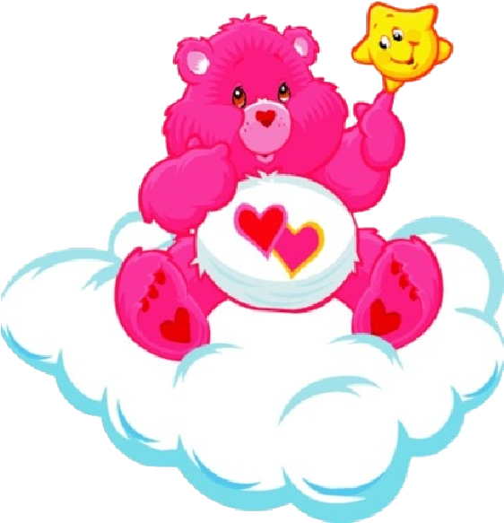 Care Bears Clip Art - Care Bears Love A Lot Bear - Png Download (562x583), Png Download