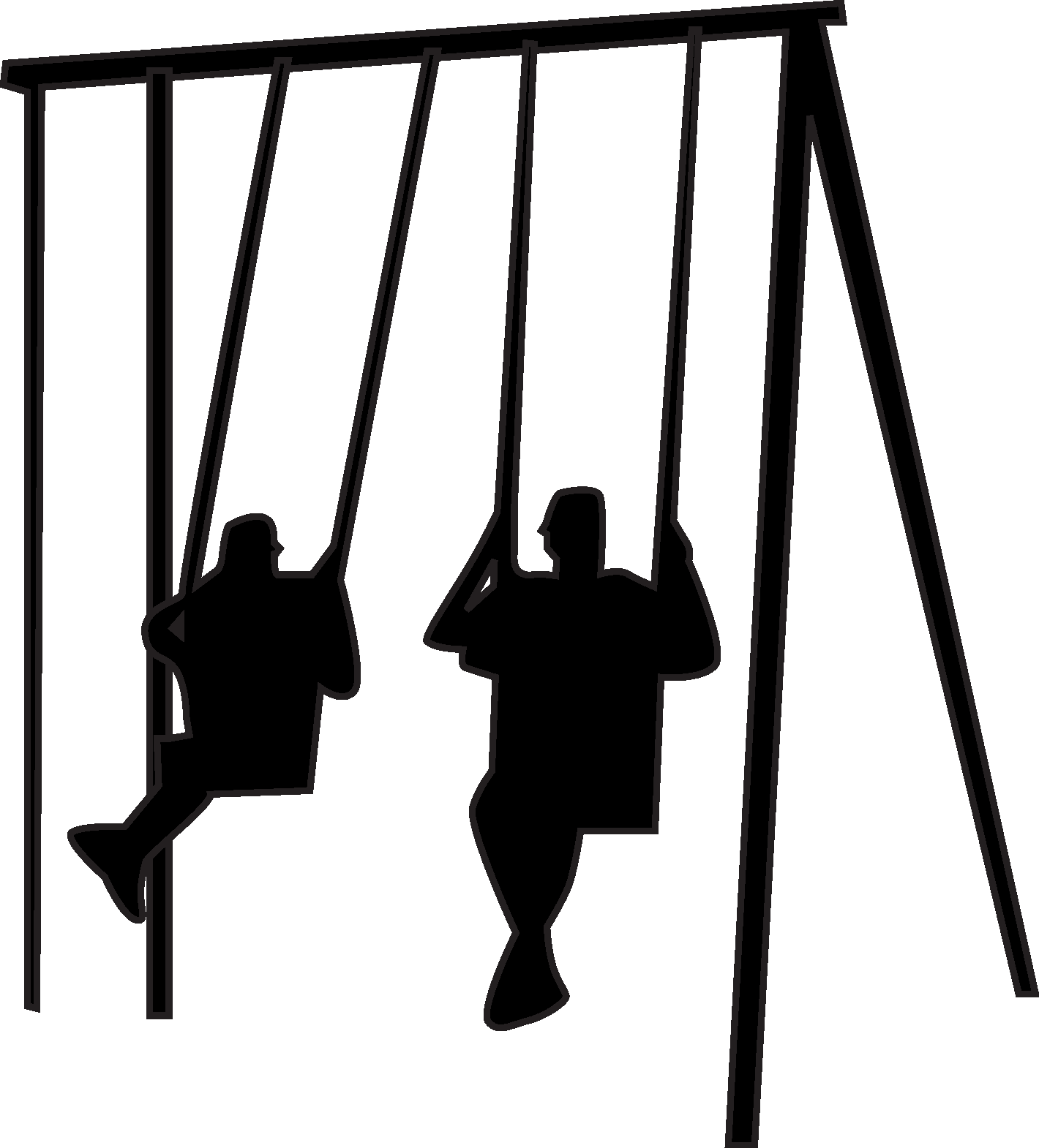 Family Silhouettes Png - Family Vector Free Clipart (1420x1570), Png Download