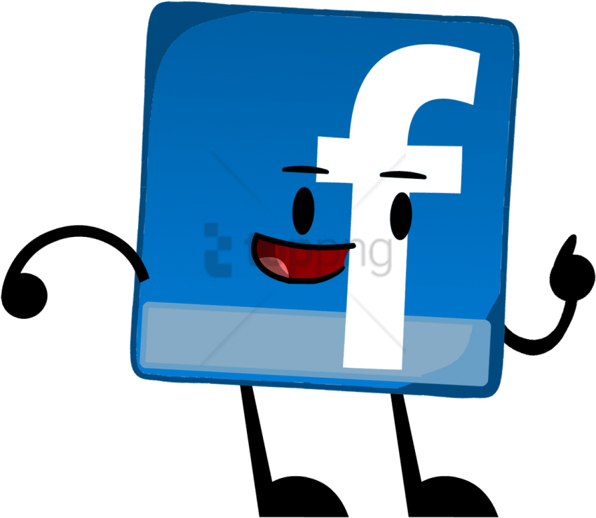Free Png Facebook Icon - Facebook Icon Bfdi Clipart (850x739), Png Download