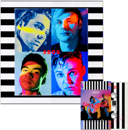 5 Seconds Of Summer Youngblood Vinyl Clipart (600x600), Png Download