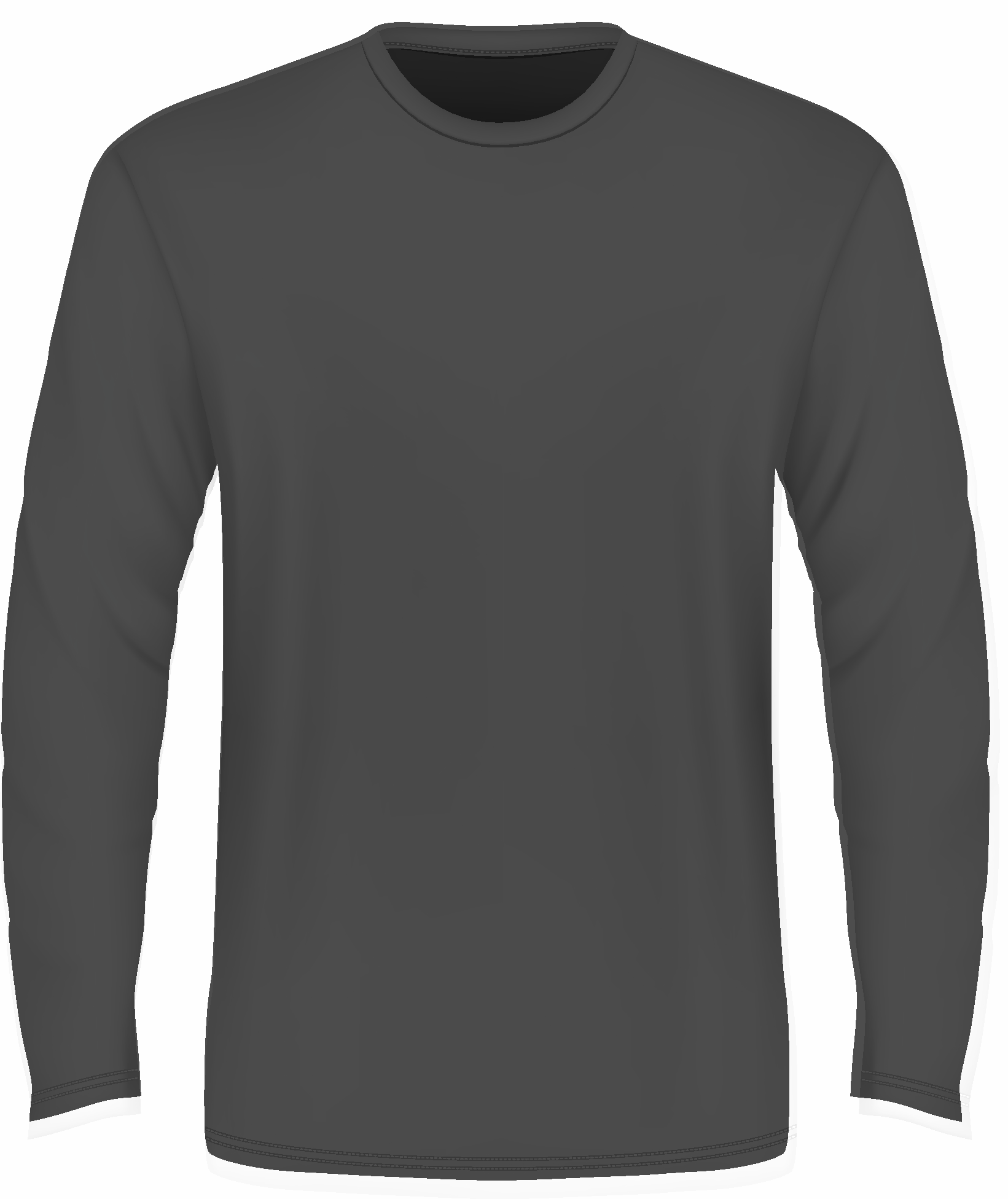 Long Sleeve T Shirt Template Png - Long-sleeved T-shirt Clipart (1641x1952), Png Download