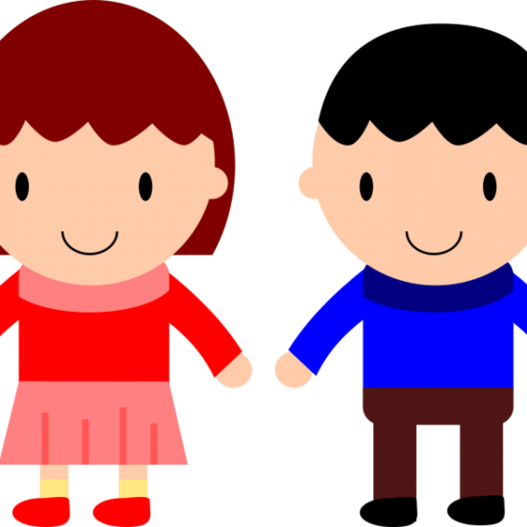 Boy Girl Clipart - Boy And A Girl Png Transparent Png (1024x1024), Png Download