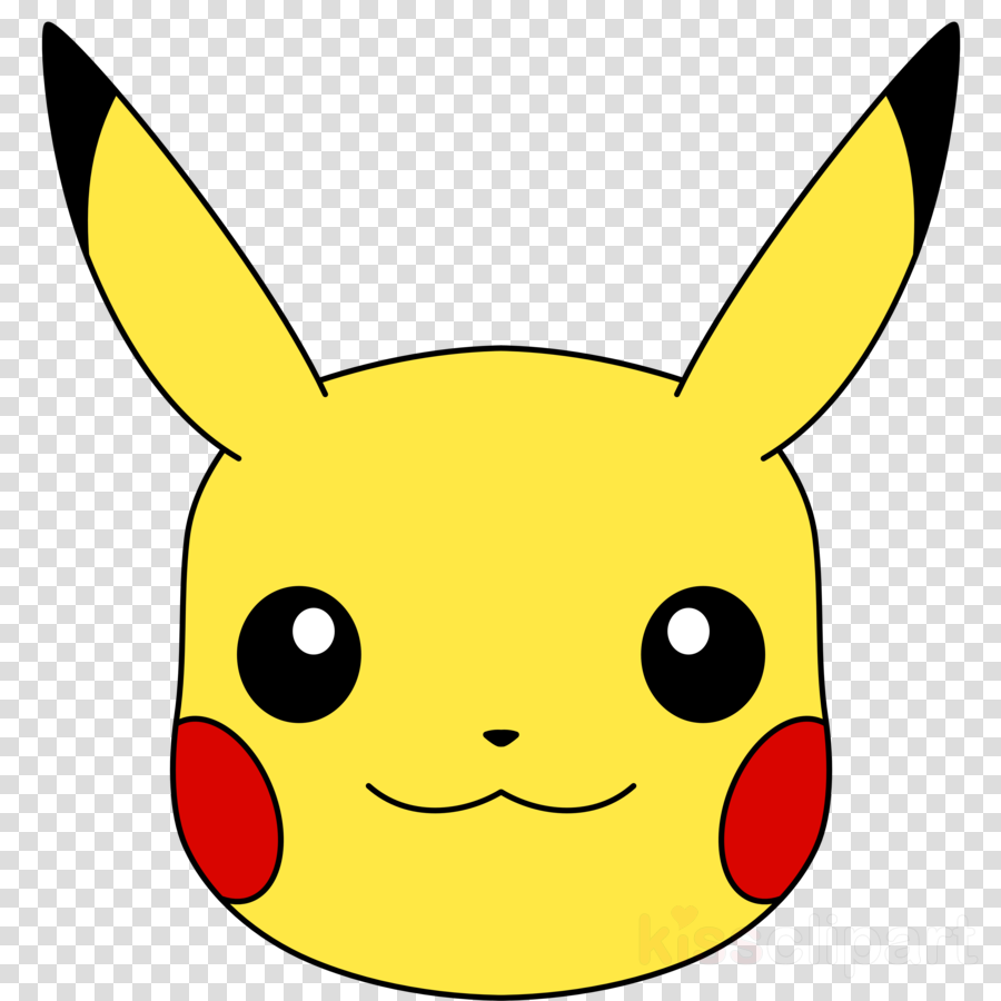 Pikachu Face Clipart Pikachu Pokémon Yellow Clip Art - Blue Ball No Background - Png Download (900x900), Png Download