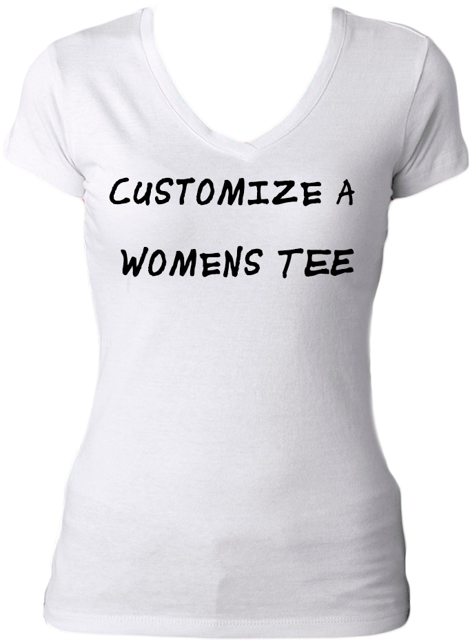 Custom T-shirts For Women - Custom Womens Shirts Clipart (783x931), Png Download