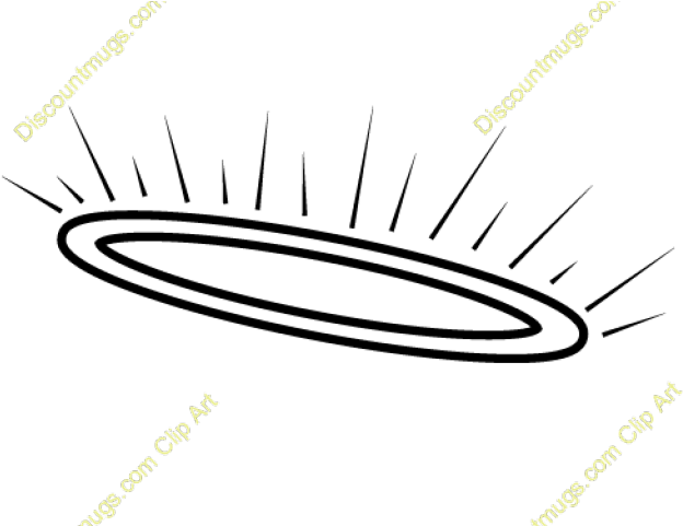 Glow Clipart Halo - Halo Clipart Black And White - Png Download (640x480), Png Download
