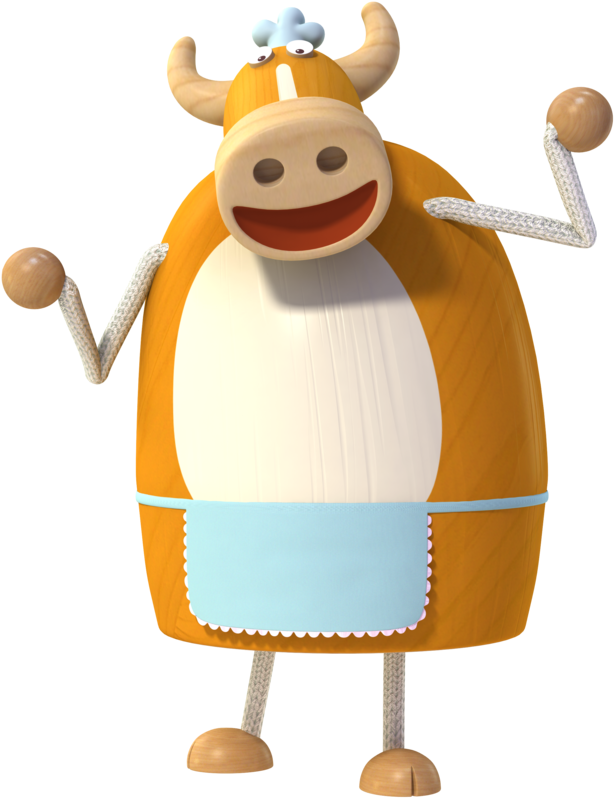 Tickety Toc Madame Au Lait Clipart (707x1000), Png Download